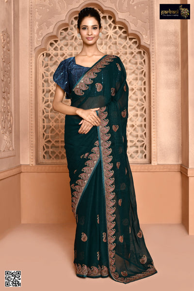 CHIFFON SAREE – Whispers of Style: Chiffon Sarees Made for the Spotlight