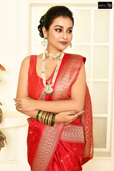 TANCHOI SAREE – Woven Motifs, Timeless Shine: Discover Tanchoi Elegance
